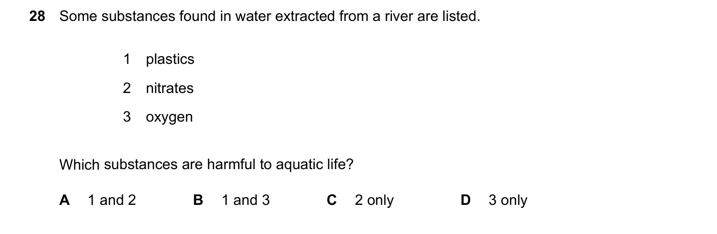 Question 28, June 2024, 0620 Paper 23