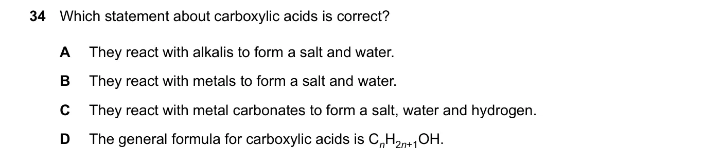 Question 34, June 2024, 0620 Paper 23