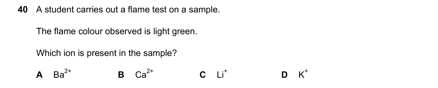 Question 40, June 2024, 0620 Paper 23