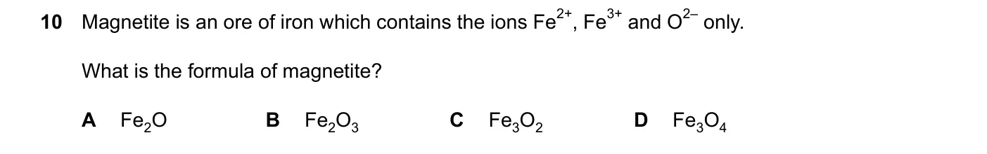 Question 10, March 2024, 0620 Paper 22