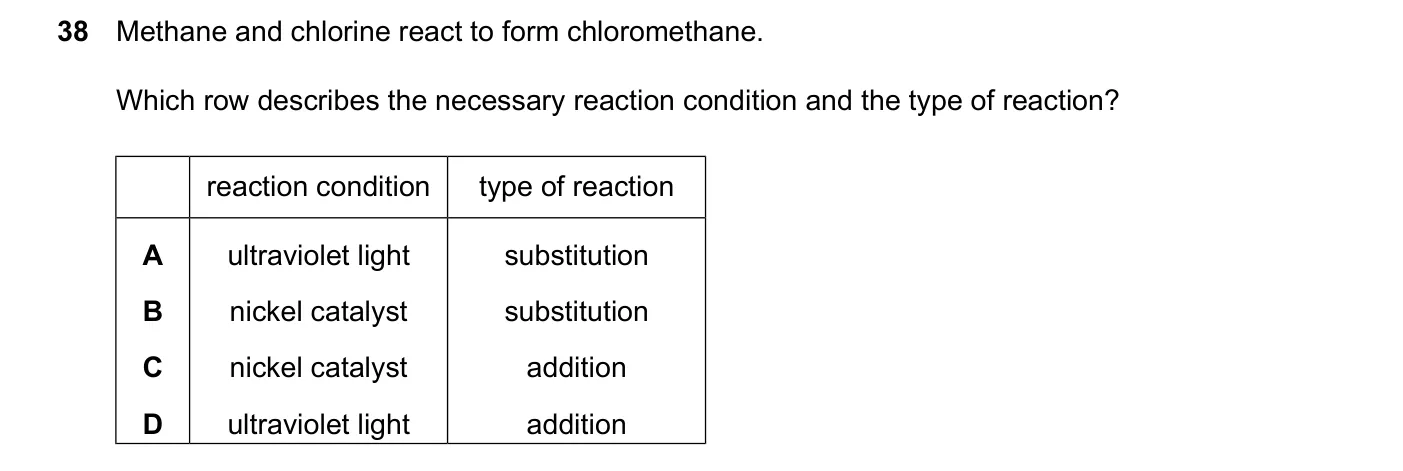 Question 38, March 2024, 0620 Paper 22