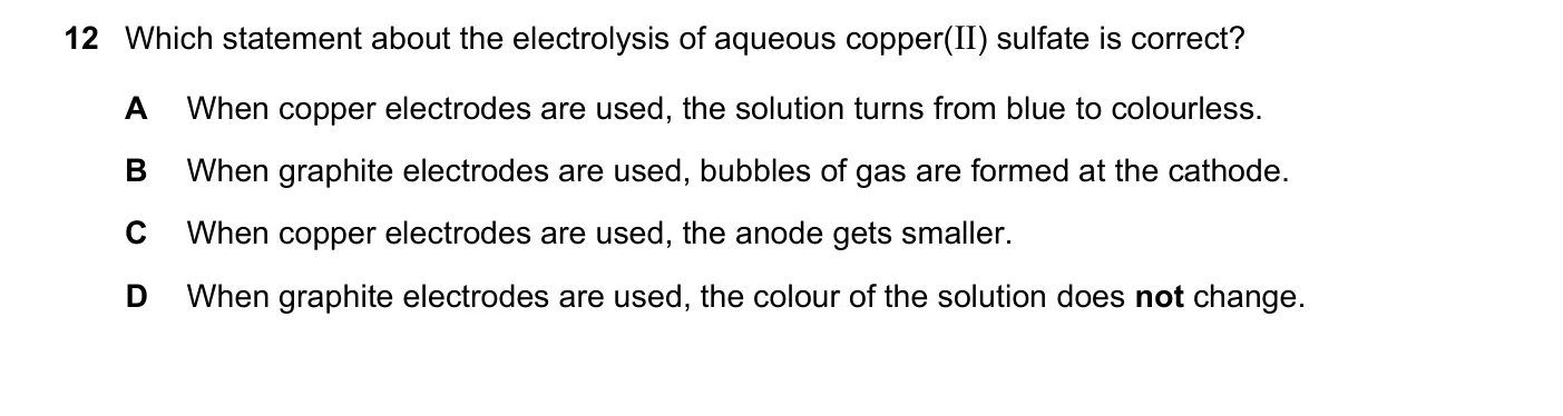 Question 12, November 2024, 0620 Paper 21