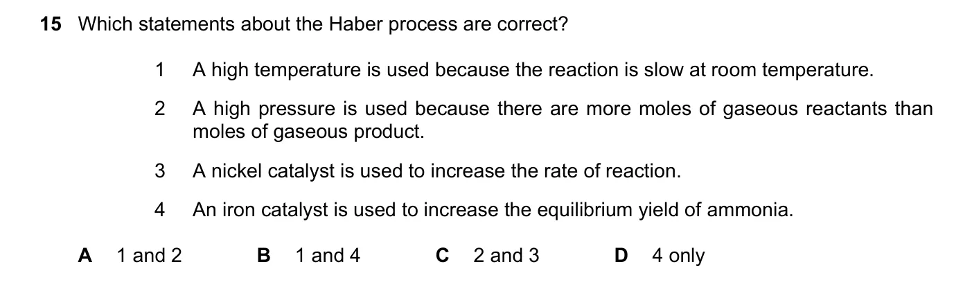 Question 15, November 2024, 0620 Paper 21