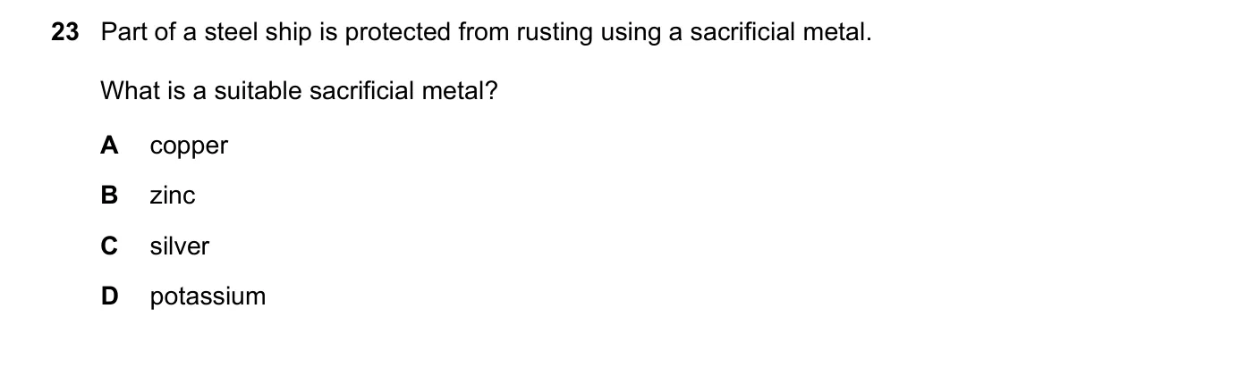 Question 23, November 2024, 0620 Paper 21