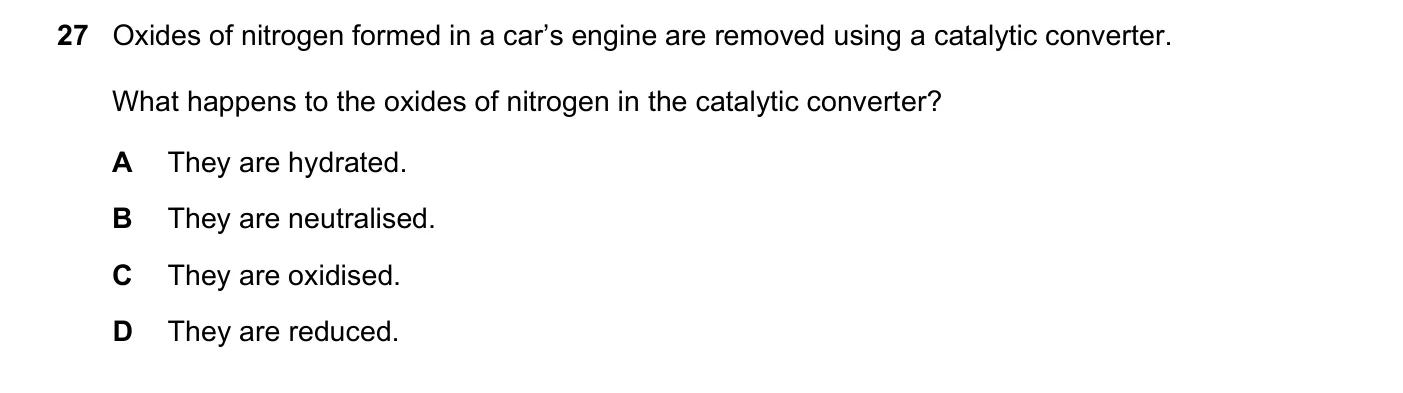 Question 27, November 2024, 0620 Paper 21