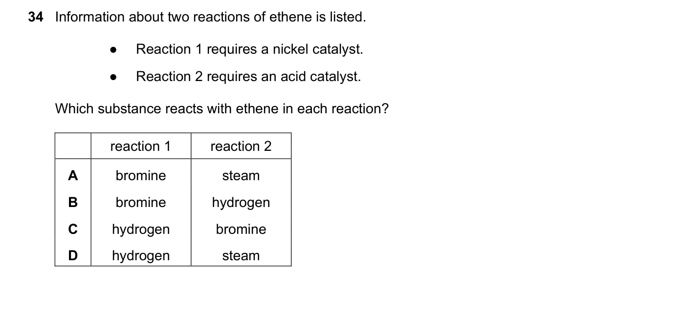 Question 34, November 2024, 0620 Paper 21