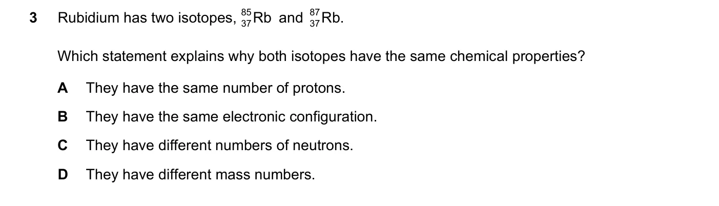 Question 3, November 2024, 0620 Paper 22