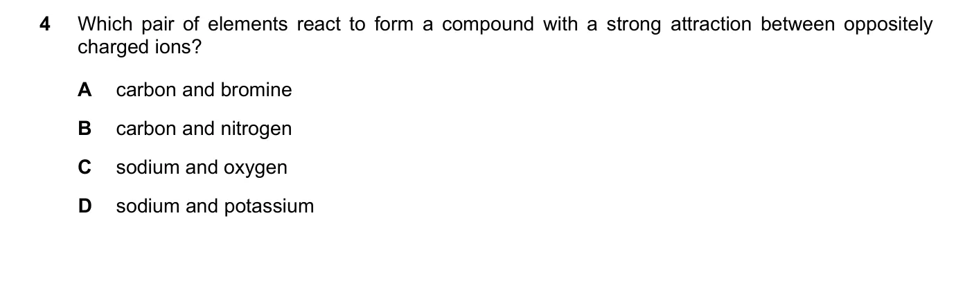 Question 4, November 2024, 0620 Paper 22