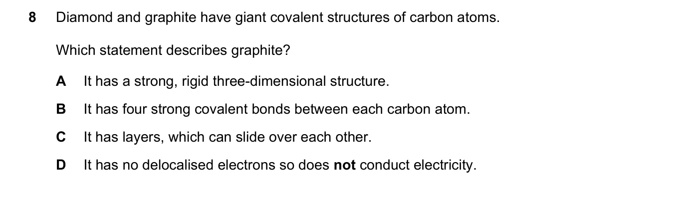 Question 8, November 2024, 0620 Paper 22