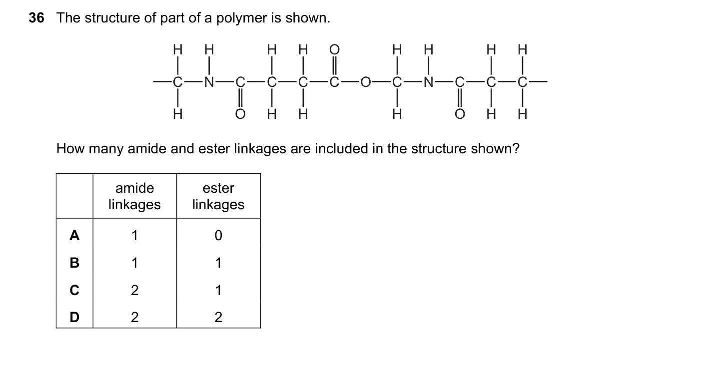 Question 36, November 2024, 0620 Paper 22