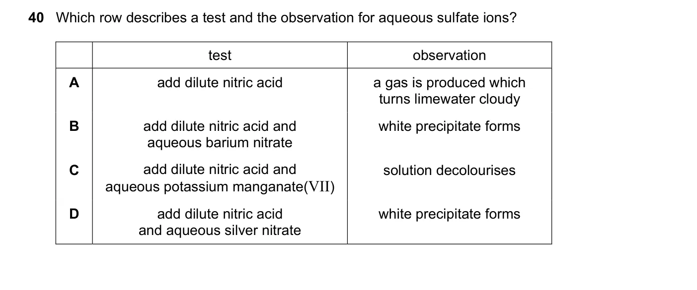 Question 40, November 2024, 0620 Paper 22