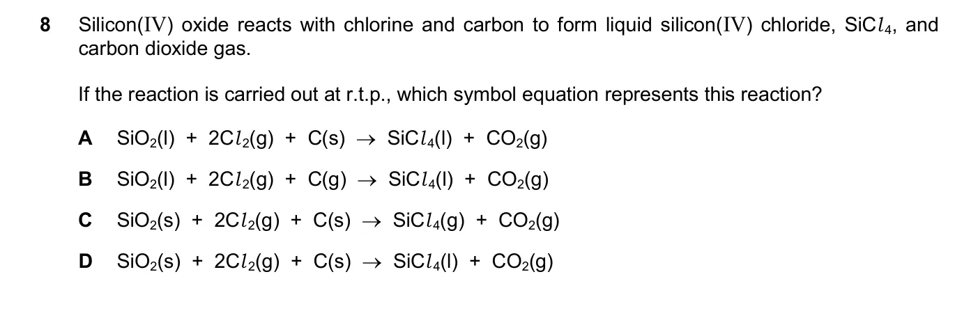 Question 8, November 2024, 0620 Paper 23