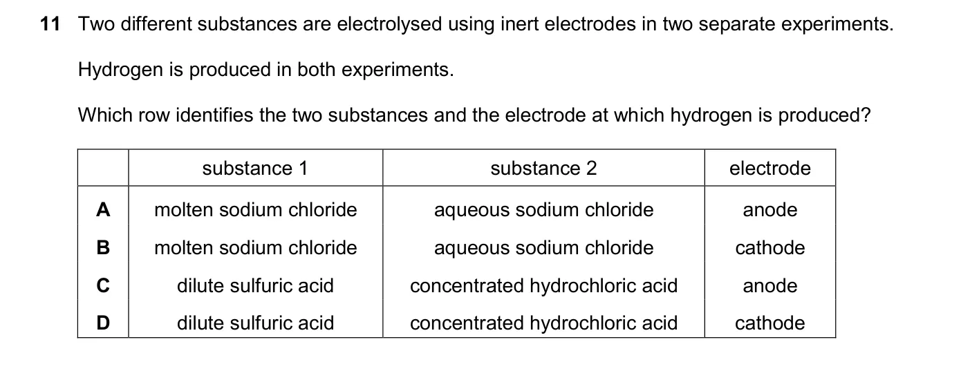 Question 11, November 2024, 0620 Paper 23