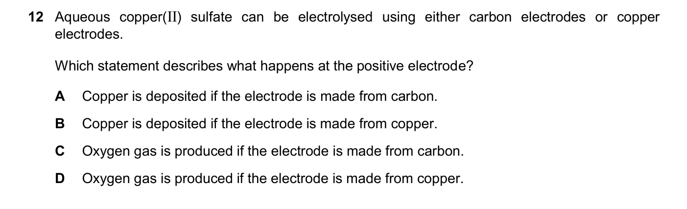 Question 12, November 2024, 0620 Paper 23