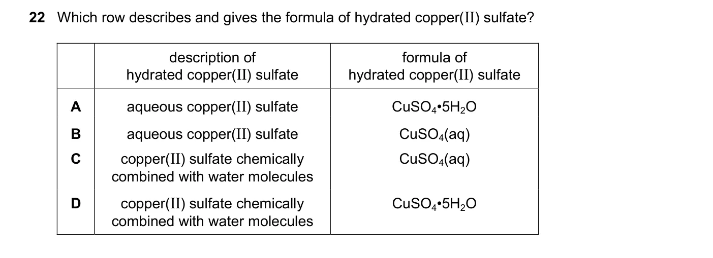 Question 22, November 2024, 0620 Paper 23