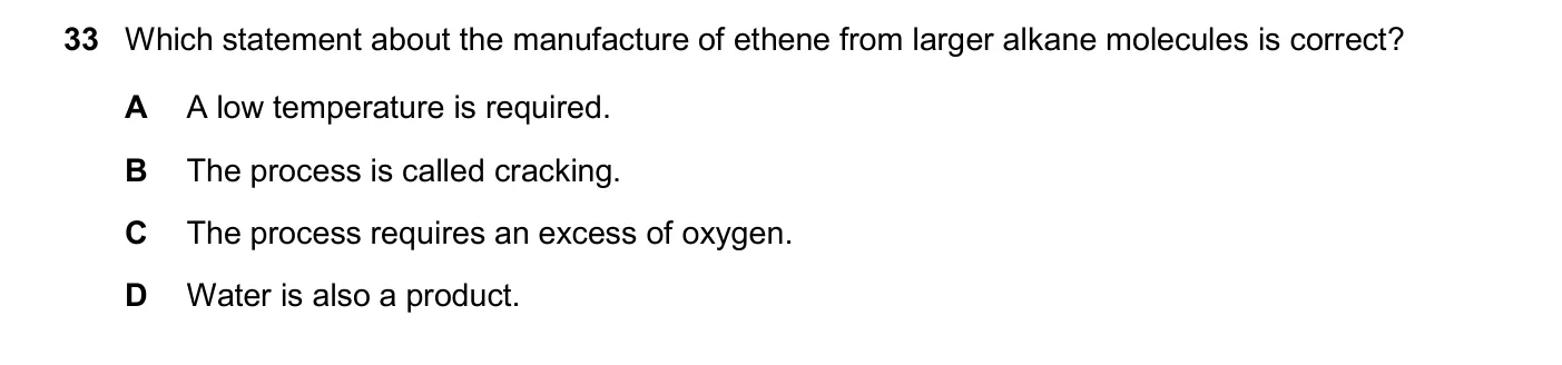 Question 33, November 2024, 0620 Paper 23