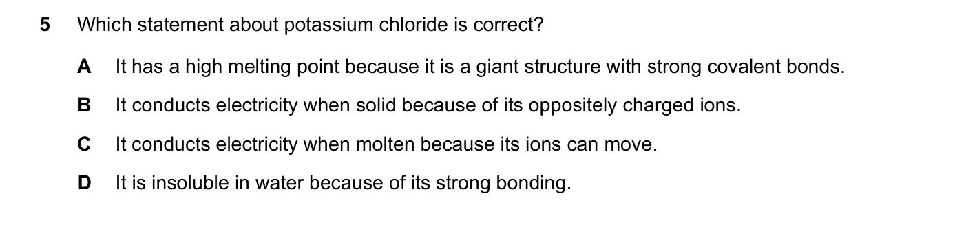 Question 5, June 2025, 0620 Paper 21