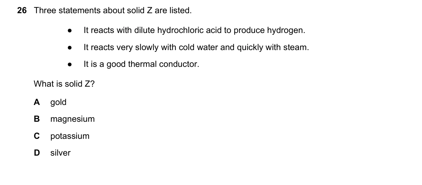 Question 26, June 2025, 0620 Paper 21