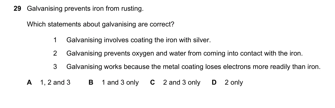 Question 29, June 2025, 0620 Paper 21