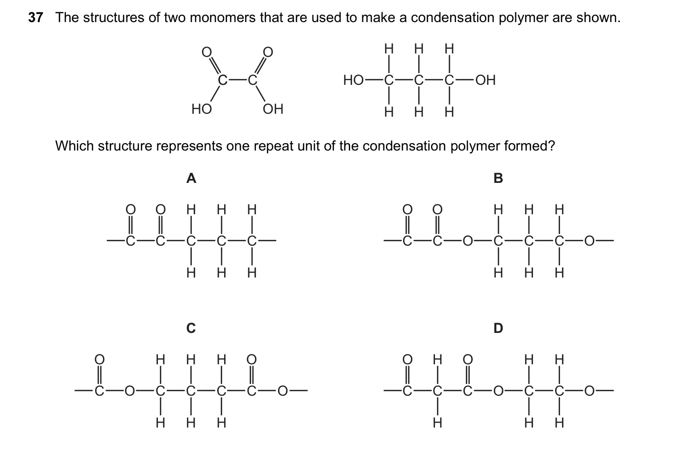 Question 37, June 2025, 0620 Paper 21