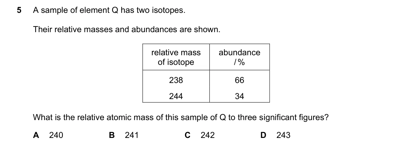 Question 5, June 2025, 0620 Paper 22