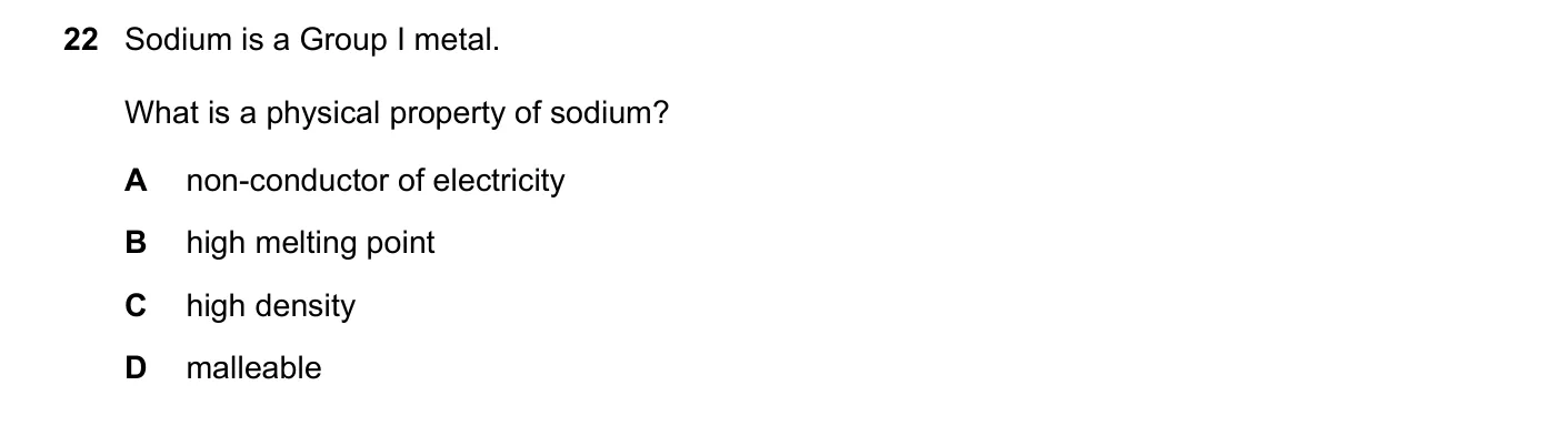 Question 22, June 2025, 0620 Paper 22