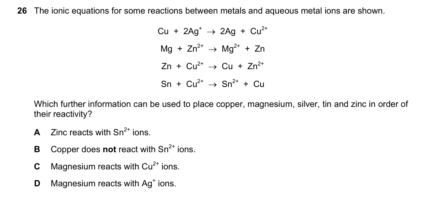 Question 26, June 2025, 0620 Paper 22
