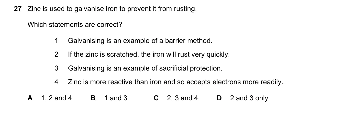 Question 27, June 2025, 0620 Paper 22