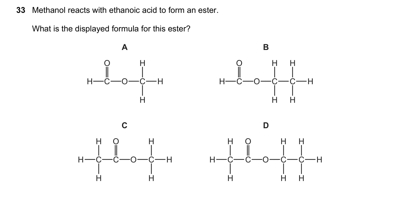 Question 33, June 2025, 0620 Paper 22