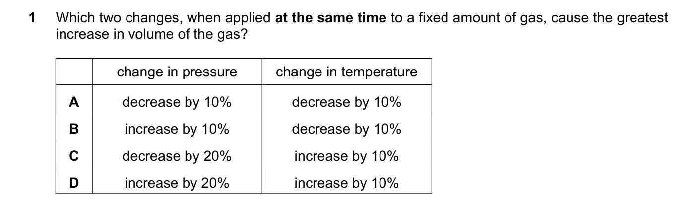 Question 1, June 2025, 0620 Paper 23