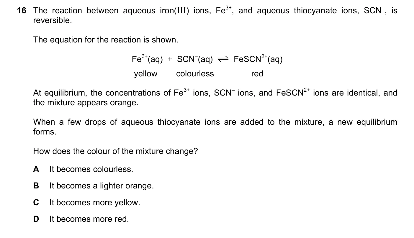 Question 16, June 2025, 0620 Paper 23