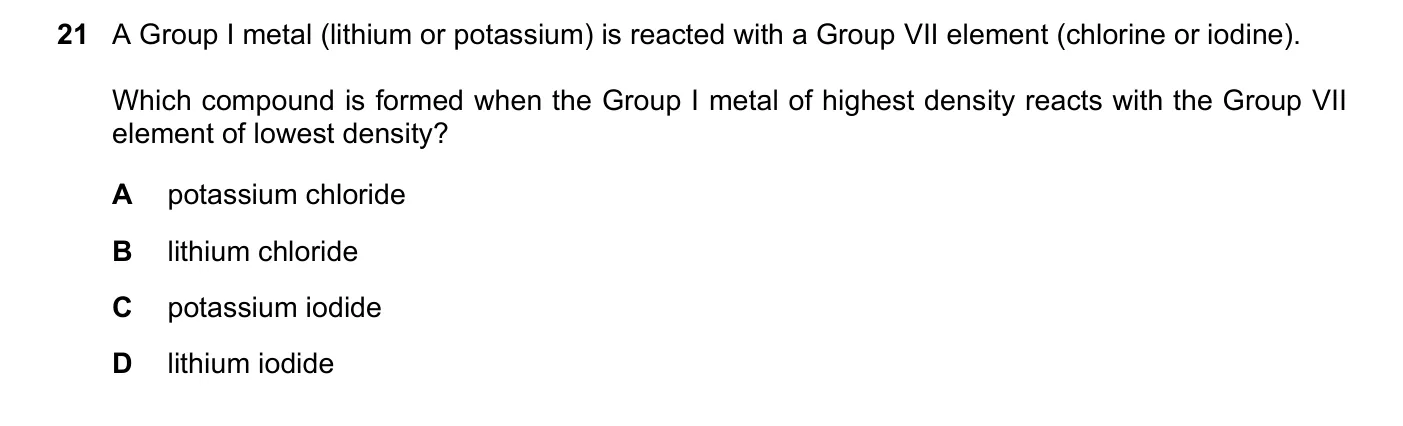 Question 21, June 2025, 0620 Paper 23