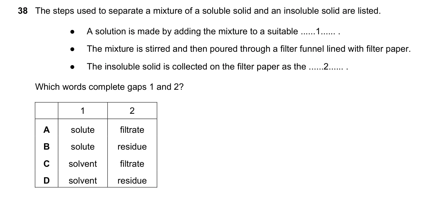 Question 38, June 2025, 0620 Paper 23