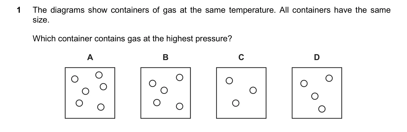 Question 1, March 2025, 0620 Paper 22