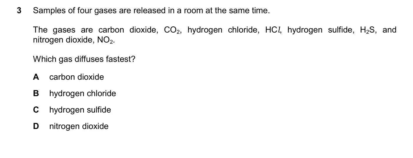 Question 3, March 2025, 0620 Paper 22