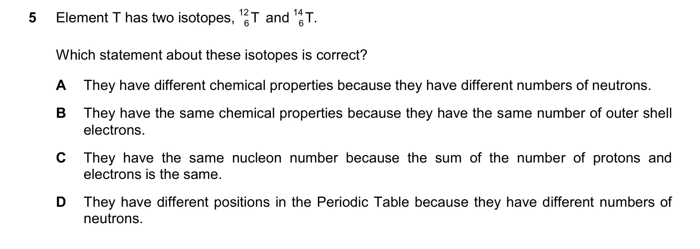 Question 5, March 2025, 0620 Paper 22