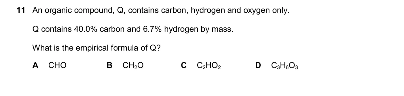 Question 11, March 2025, 0620 Paper 22