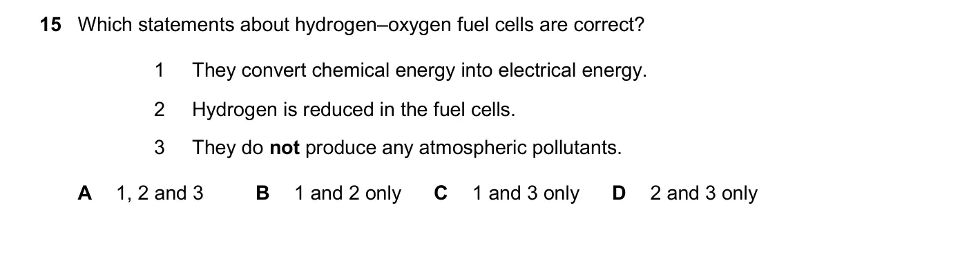 Question 15, March 2025, 0620 Paper 22