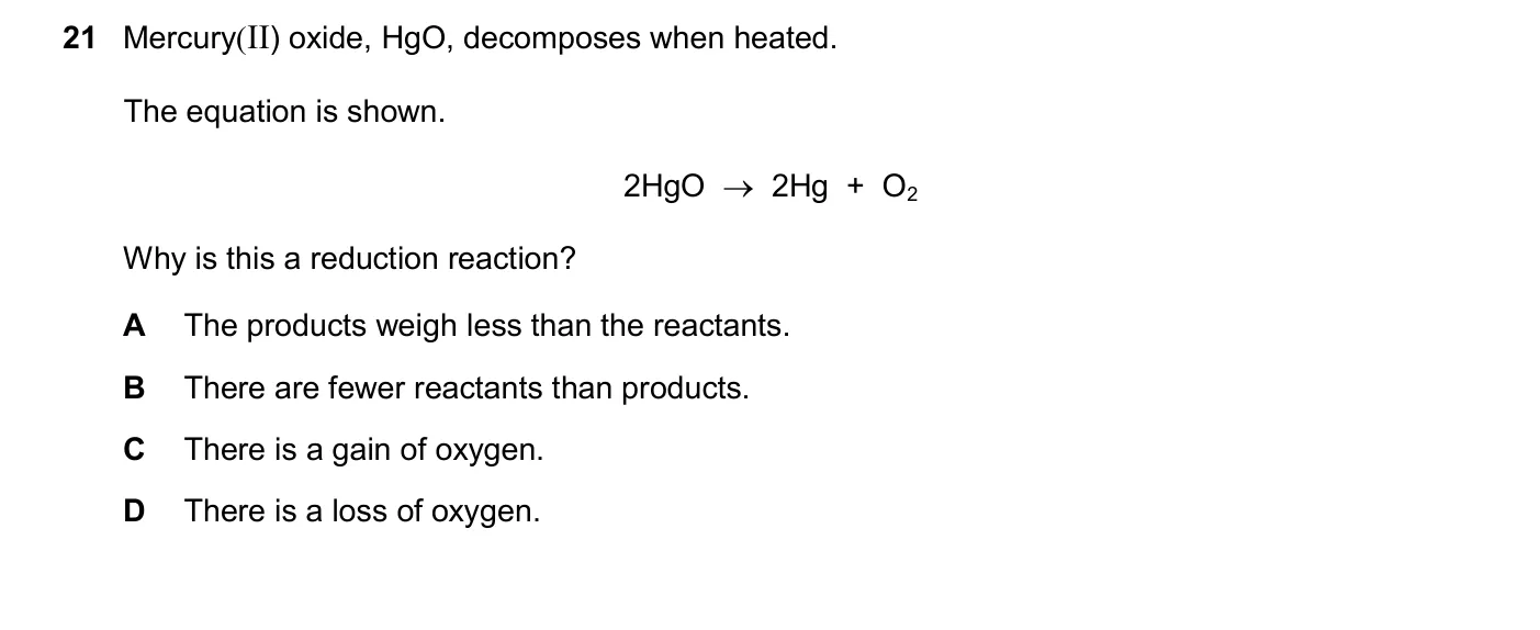 Question 21, March 2025, 0620 Paper 22