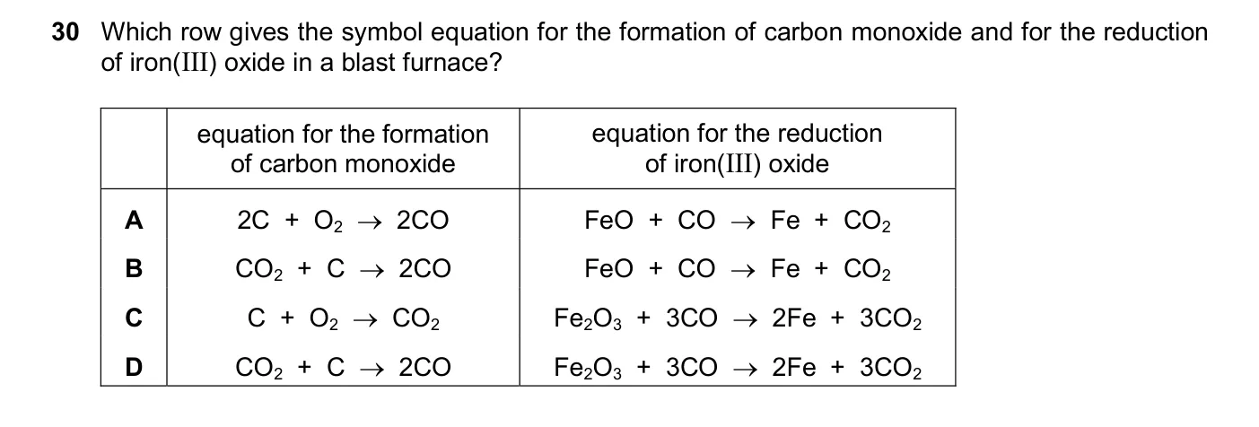 Question 30, March 2025, 0620 Paper 22