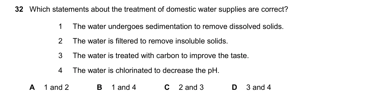 Question 32, March 2025, 0620 Paper 22