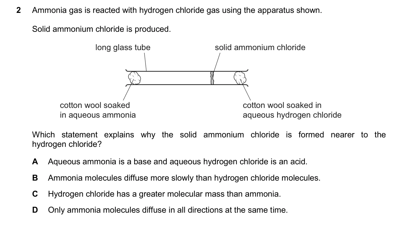 Question 2, November 2025, 0620 Paper 21