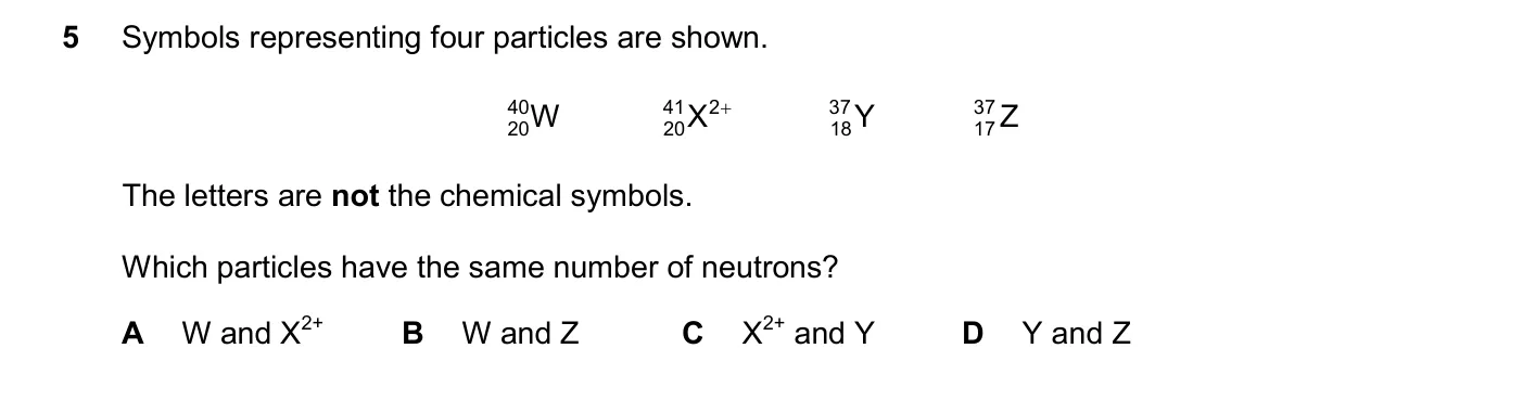 Question 5, November 2025, 0620 Paper 21