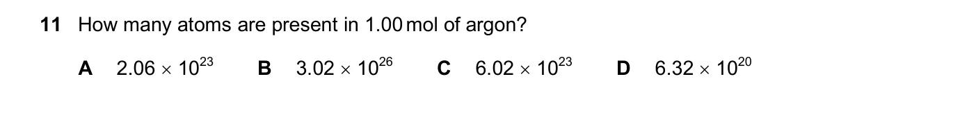 Question 11, November 2025, 0620 Paper 21
