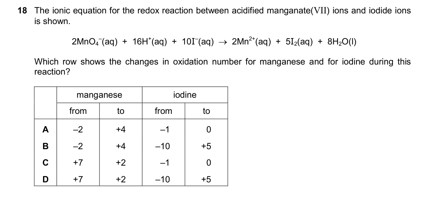 Question 18, November 2025, 0620 Paper 21