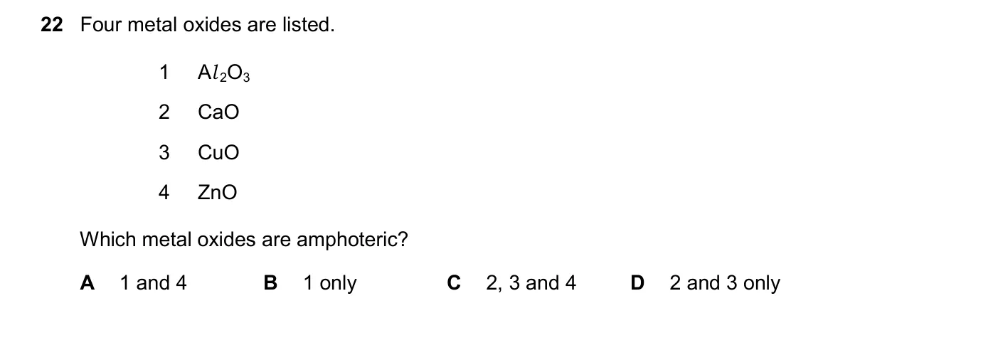 Question 22, November 2025, 0620 Paper 21