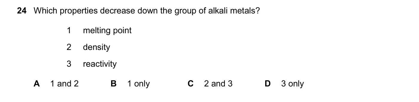 Question 24, November 2025, 0620 Paper 21