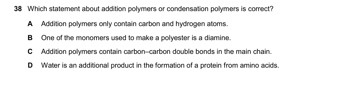Question 38, November 2025, 0620 Paper 21