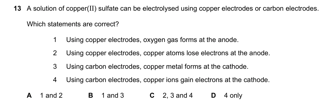 Question 13, November 2025, 0620 Paper 22