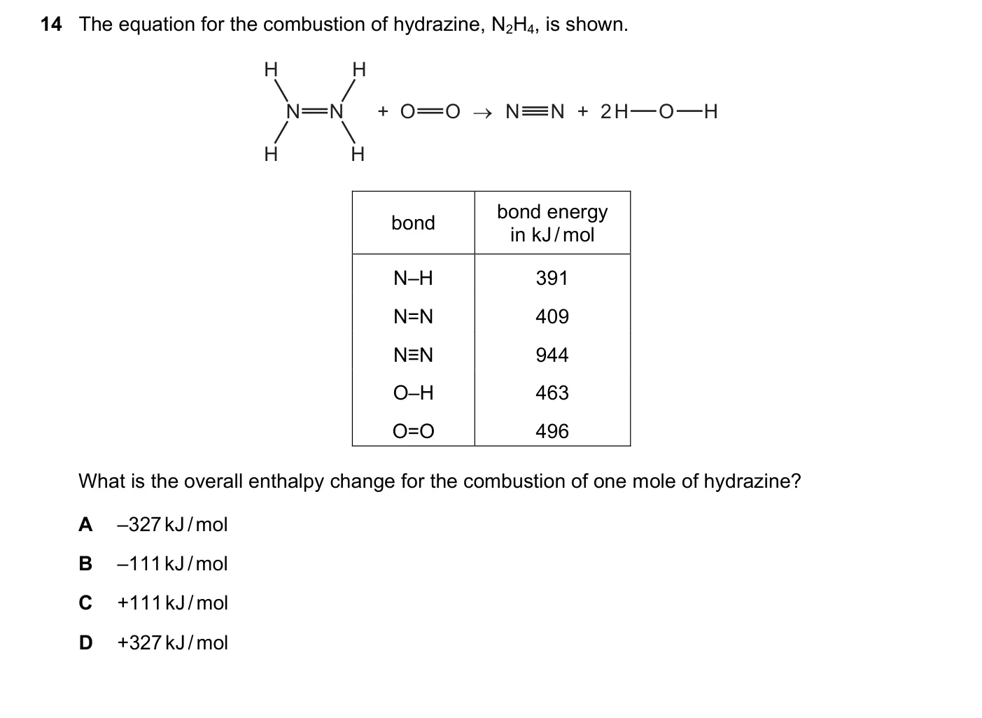 Question 14, November 2025, 0620 Paper 22